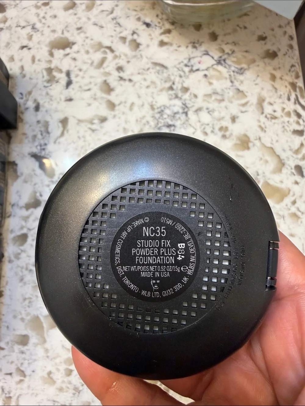 Rare and original Mac Studio fix powder in shade. NC35